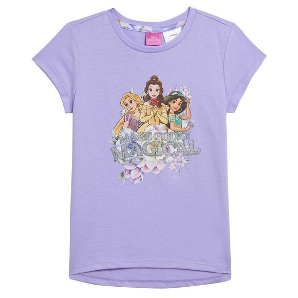 NEW! Disney Princesses Kids 3 piece Set zip Hoodie, Tee and leggings sizes 5 & 6 - Picture 4 of 15